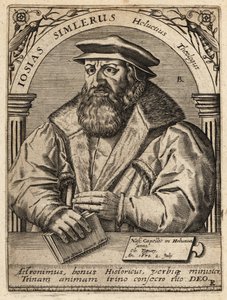 Josias Simmler door Theodore de Bry