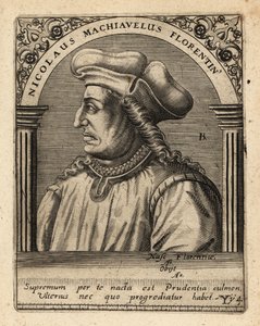 Machiavelli, Italiaanse diplomaat door Theodore de Bry
