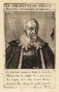Maurits van Hessen-Kassel door Theodore de Bry