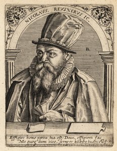 Nicolaus Reusner door Theodore de Bry