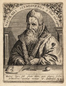 Nikolaus Selnecker door Theodore de Bry