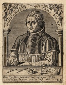 Paus Adrianus VI door Theodore de Bry