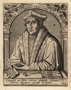 Sint John Fisher door Theodore de Bry