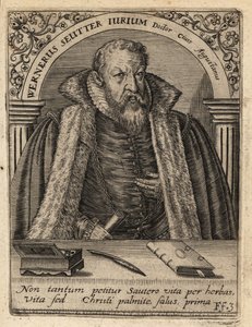 Werner Seuter door Theodore de Bry