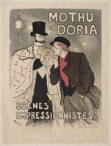 Mothu en Doria - Impressionistische scènes door Théophile Alexandre Steinlen