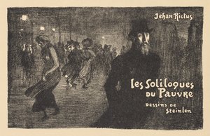 Parijs bij nacht door Théophile Alexandre Steinlen