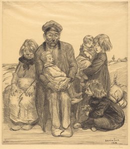 Arme mensen door Théophile Alexandre Steinlen