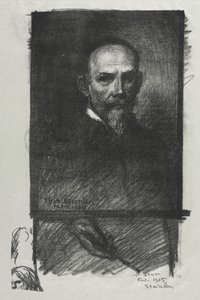 Zelfportret door Théophile Alexandre Steinlen