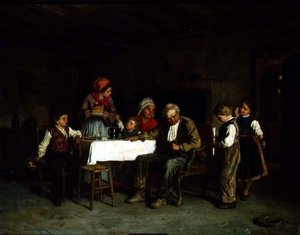 Een verrassingsfeest door Theophile Emmanuel Duverger
