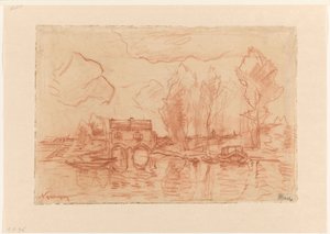 Landschap bij Nijmegen
