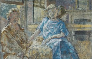 De blauwe jurk door Therese Lessore
