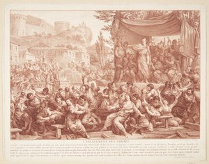 De roof van de Sabijnse vrouwen door Therèse Éléonore Lingée