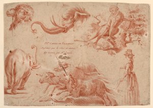 Titelpagina, uit "IXe Cahier de Fragment" door Therèse Éléonore Lingée
