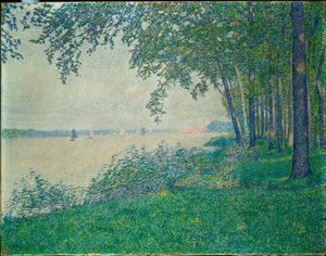 De zeilboten door Théo van Rysselberghe