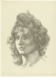 Portret van jonge vrouw (L