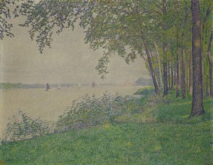 De zeilboten, 1892 door Théo van Rysselberghe