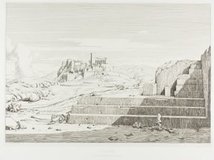 De Akropolis, Athene: De Pnyx, Areopagus, Akropolis en de berg Hymmettos door Théodore Caruelle d