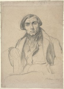 Auguste Ottin door Théodore Chassériau