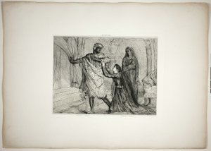 Weg, plaat zeven uit Othello door Théodore Chassériau