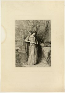 Als Ik Voor U Sterf, plaat acht uit Othello door Théodore Chassériau