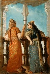 Joodse vrouwen op het balkon, Algiers
