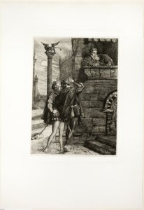 Owake! wat ho! Brabantio! dieven! dieven!, plaat één uit Othello door Théodore Chassériau
