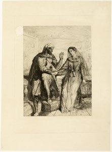 Ze bedankte me, plaat twee uit Othello door Théodore Chassériau