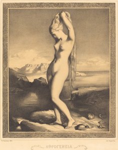 Venus Anadyomene door Théodore Chassériau