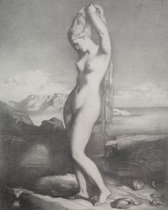 Venus Anadyomène door Théodore Chassériau