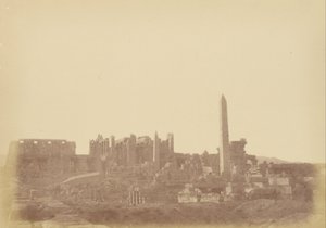Overzicht van het Paleis van Karnak