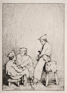 De Kaart door Auguste Theodule Ribot