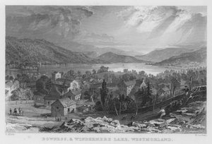 Bowness en Windermere Meer, Westmorland