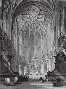 Kerk van St. James, Luik door Thomas (after) Allom