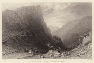 Honister Crag, Cumberland (gravure)