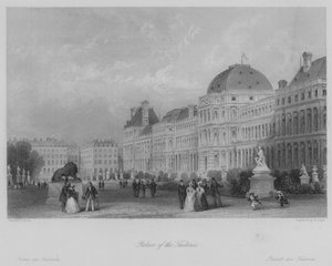 Paleis van de Tuilerieën (gravure)