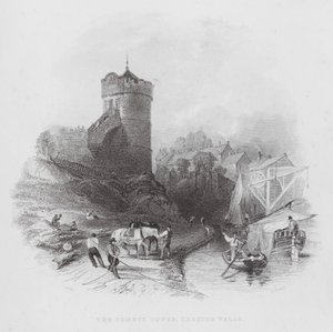 De Phoenix Toren, Chester Walls (gravure) door Thomas (after) Allom