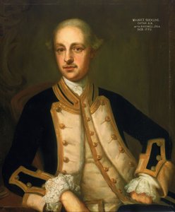 Kapitein Maurice Suckling (1725-1778) door Thomas (after) Bardwell