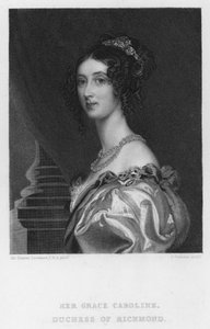 Caroline, Hertogin van Richmond (gravure)