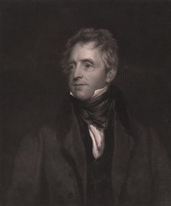Portret van Engelse acteur John Fawcett (1768-1837), gravure door W J Edwards naar schilderij van Thomas Lawrence, 23x32 cm, Virtue and Co Uitgever, Londen door Thomas (after) Lawrence
