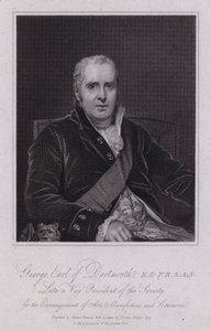 George Legge, 3e graaf van Dartmouth, Britse politicus en parlementslid (gravure) door Thomas (after) Phillips