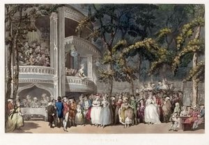 Vauxhall Gardens, Londen in de 18e eeuw