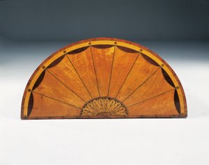 George III marqueterie demi-lune commode, c.1760-79