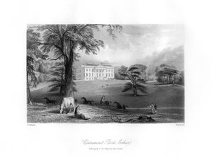 Claremont Park, Esher, Surrey, 19e eeuw door Thomas Abel Prior