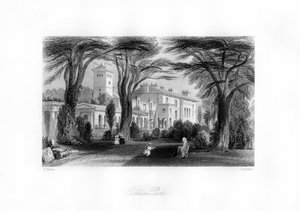 Ockham Park, Surrey, 19e eeuw door Thomas Abel Prior