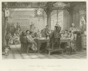 Dinerfeest in het huis van een Mandarijn
