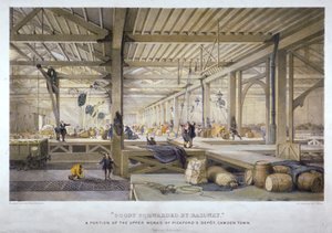 Goederen verzonden per spoor, 19e eeuw door Thomas Allom