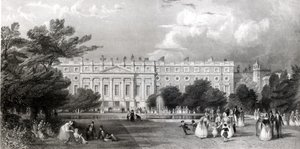 Hampton Court Palace door Thomas Allom