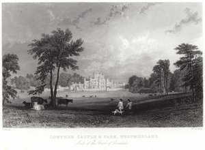 Lowther Castle en Park in Westmorland
