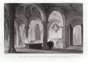 De Galilea aan de westkant van Durham Cathedral