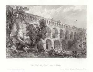 De Pont du Gard, nabij Nismes
